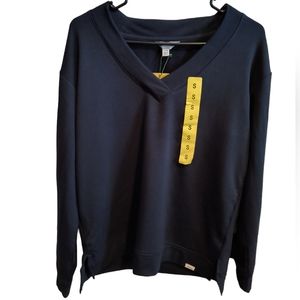 Orvis Black V-neck Pullover